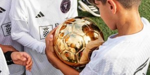【千亿体育】梅西儿子带着金球奖去训练，与迈阿密青训球员分享
