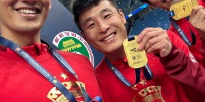 【千亿体育】开心！颜骏凌社媒晒冠军奖牌和球队庆祝夺冠的照片
