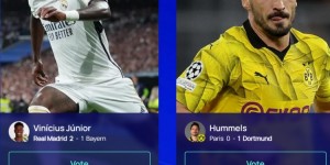 【千亿体育】欧冠本周最佳球员候选：维尼修斯、胡梅尔斯