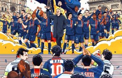 【千亿体育】巴黎庆祝50冠感谢球员，🤔海报无伊布卡瓦尼梅西等人引发不满