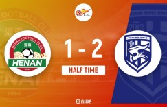 【千亿体育】半场-武汉三镇2-1河南 达兰双响任航送点纳萨里奥点射