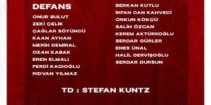 【千亿体育】土耳其欧国联大名单：瑟云聚、德米拉尔入选，恰尔汗奥卢因伤缺席
