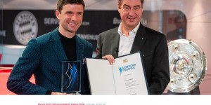 【千亿体育】拜仁官方：穆勒获巴伐利亚体育奖，以表彰其对体育界的积极影响
