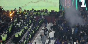 【千亿体育】记者：由于球迷在西汉姆主场发生骚乱，安德莱赫特将被罚款5万欧