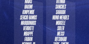 【千亿体育】巴黎联赛大名单：MNM领衔进攻线，拉莫斯、维拉蒂、桑谢斯在列