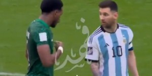 【千亿体育】?沙特球员比赛中“挑衅”梅西“你不会赢的”，梅西笑了笑走开