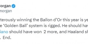 【千亿体育】摩根：梅西今年拿奖证明金球体系被操纵，他应少拿2座C罗应多拿2座