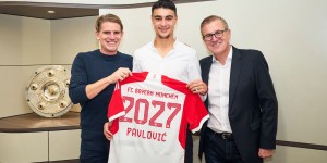 【千亿体育】官方：拜仁与19岁中场帕夫洛维奇签订到2027年的职业合同