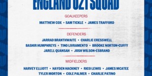 【千亿体育】英格兰U21名单：埃利奥特、马杜埃凯、宽萨、帕尔默在列