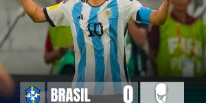 【千亿体育】超神?阿根廷U17小将埃切维里戴帽，率队3-0完胜巴西挺进4强！