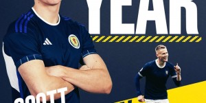 【千亿体育】7粒欧预赛进球！官方：麦克托米奈当选苏格兰国家队年度最佳球员