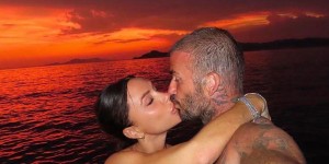 【千亿体育】贝克汉姆情人节社媒晒与妻子拥吻照：我爱你，只爱你一个
