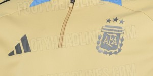 【千亿体育】阿迪达斯将推出阿根廷美洲杯训练服，金色搭配海军蓝+三星队徽