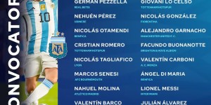 【千亿体育】阿根廷大名单：梅西领衔，迪巴拉、迪马利亚、加纳乔入选
