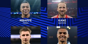 【千亿体育】欧冠本周最佳球员候选：姆巴佩、凯恩、奥尔班、阿坎吉