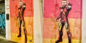 【千亿体育】罗体：成绩出色征服球迷！罗马艺术家为德罗西创作钢铁侠壁画