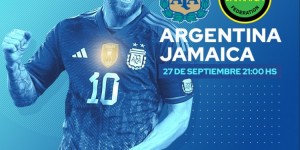 【千亿体育】阿根廷发布海报预热对阵牙买加友谊赛：梅西封面