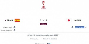 【千亿体育】U17世界杯1/8决赛-西班牙2-1击败日本晋级 巴萨小将吉乌破门