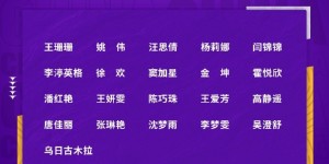 【千亿体育】中国女足球员号码：7号王妍雯、9号沈梦雨、19号张琳艳，10号空缺