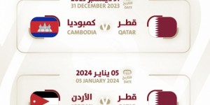 【千亿体育】?国足同组对手！卡塔尔亚洲杯前热身赛交手柬埔寨&约旦