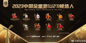 【千亿体育】中国金童奖候选名单：徐彬、胡荷韬、李昊、霍悦欣等10人入围
