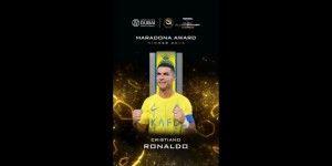 【千亿体育】官方：C罗荣获环球足球奖最佳射手奖项