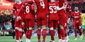 【千亿体育】足总杯-利物浦5-2诺维奇晋级16强 红军多点开花5人进5球