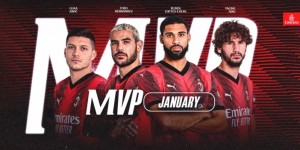 【千亿体育】米兰1月最佳球员4人候选：阿德利、特奥、约维奇、奇克