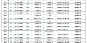 【千亿体育】2024年中国足协青少年足球锦标赛（会员协会男子U15组）赛程表
