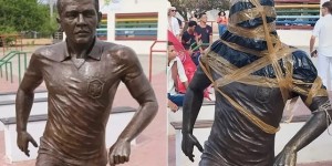 【千亿体育】马卡：阿尔维斯在巴西的雕像遭当地居民破坏，市议会考虑拆除