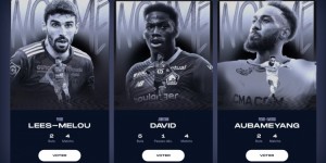 【千亿体育】法甲2月最佳球员3人候选：奥巴梅扬、乔纳森-戴维、里斯-梅洛