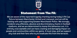 【千亿体育】英足总：强烈谴责双红会部分球迷的攻击侮辱歧视口号