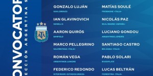 【千亿体育】阿根廷U23大名单：苏莱、帕斯、阿尔马达入选，小雷东多在列
