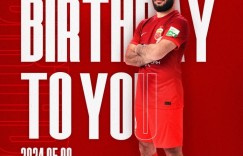 【千亿体育】今天是海港球员巴尔加斯的生日，让我们祝他生日快乐🎂🎉