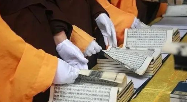 智果寺晒经会的图片 智果寺晒经会