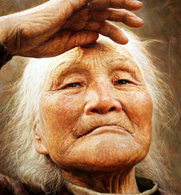 为母亲擦身的图片 为母亲擦身