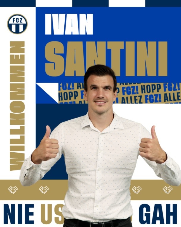 桑蒂尼加盟瑞士苏黎世,曾随苏宁获得中超冠军