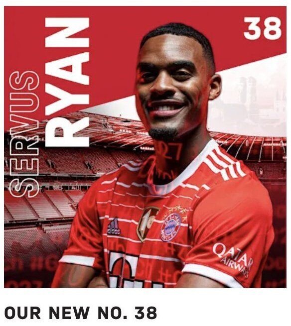 拜仁官方:新援格拉文贝赫将身穿38号球衣