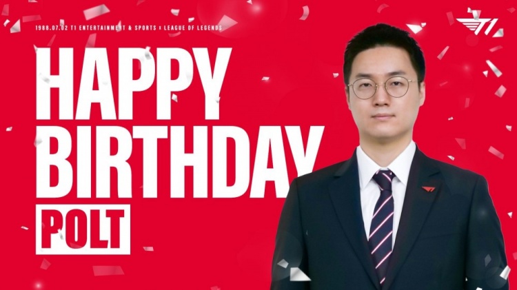 T1官方:祝POLT监督 生日快乐!