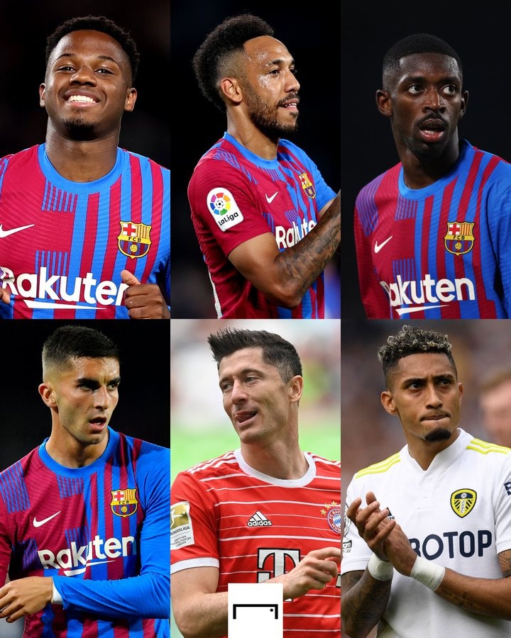 ?莱万、拉菲尼亚、奥巴梅扬......法蒂，巴萨新赛季锋线怎样？