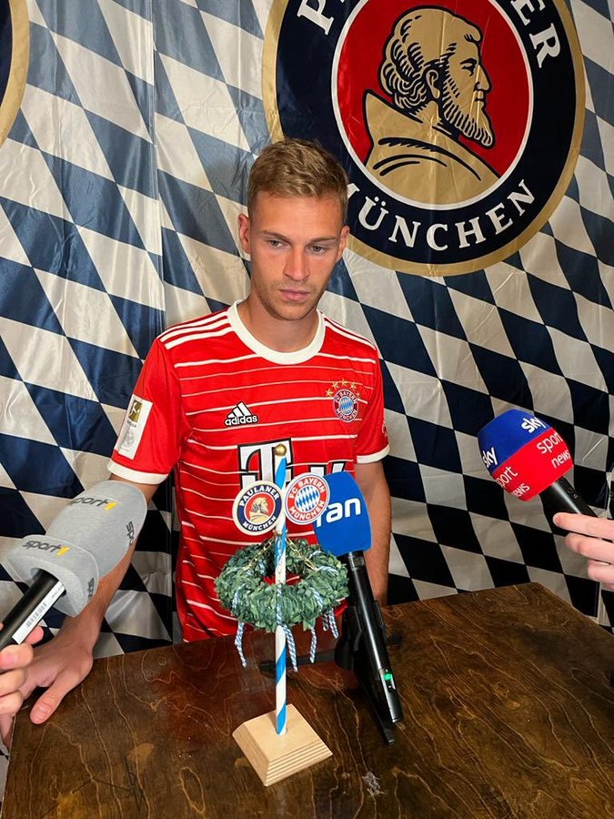 基米希谈莱万离队:谁将负责进球重任?是我就最好了