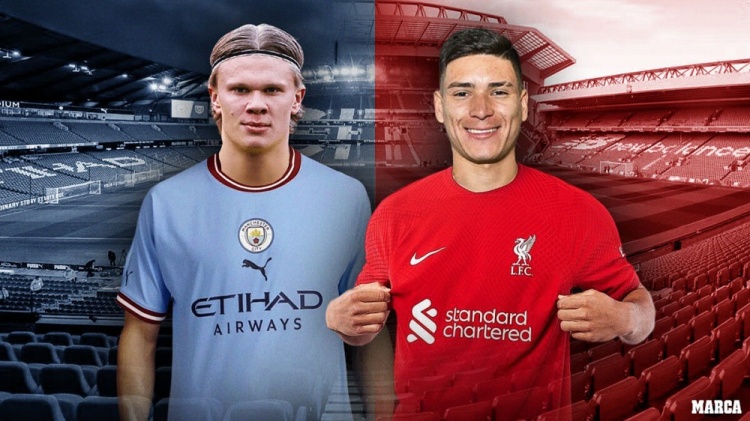 哈兰德&努涅斯能否做到?英超历史仅5位外籍射手首秀赛季进球上20