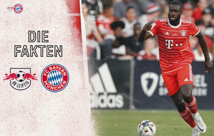 拜仁16次参加德超杯夺9冠，历史14战莱比锡仅1负