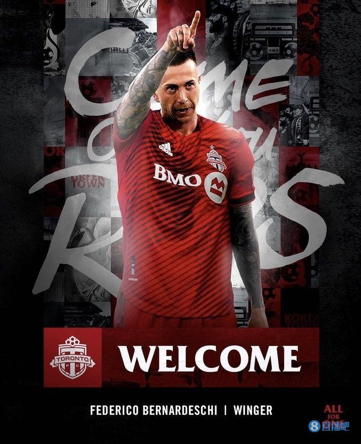 官方:贝纳德斯基自由身加盟多伦多FC,双方签约至2026年