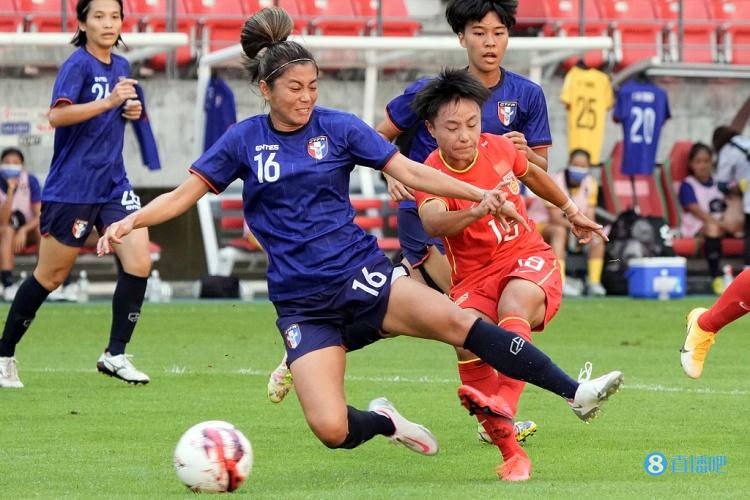 半场-张琳艳破门姚伟造乌龙 中国女足暂2-0中国台北女足
