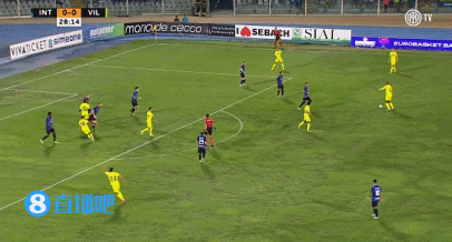 佩德拉萨左脚外脚背撩射破门,国米0-1落后