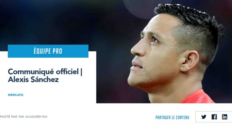 马赛官方:桑切斯加盟达协议,体检后正式签约