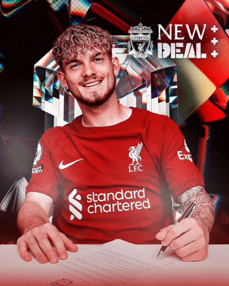 官方:利物浦与19岁埃利奥特续约至2027年