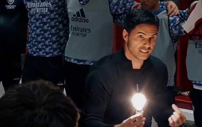 相信光吗?阿尔特塔鸡汤:灯泡自己无法发光!上场TM把灯开起来!