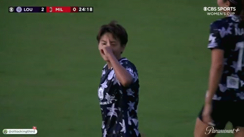 王霜收获了加盟路易斯维尔竞技队后的首粒进球